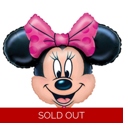 Minnie Mouse Pink Bow 28" X 23" Foil Balloon Supershape